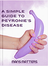 the front cover of MansMatters' free Peyronie's Disease guide